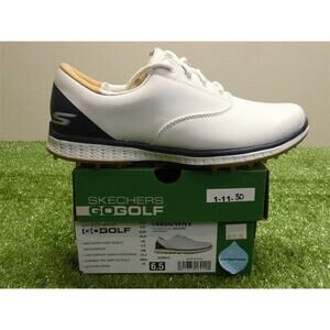Skechers Go Elite 2 Adjust Women's Golf Shoes Size 6.5 White/Navy New
